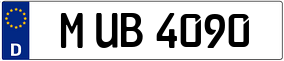 Truck License Plate